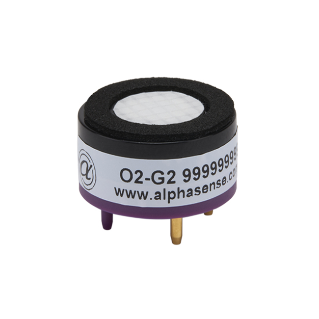 Sensor de oxígeno Alphasense del Reino Unido (sensor de O2 de tamaño pequeño)