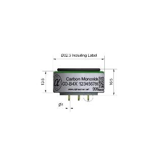 British alphasense carbon monoxide sensor / CO anti-H2 interference PPB level