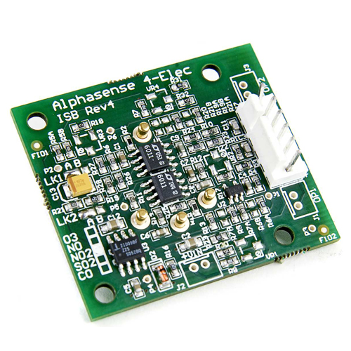 Уникальная сенсорная плата (ISB) Alphasense B4 4-электродный газовый датчик