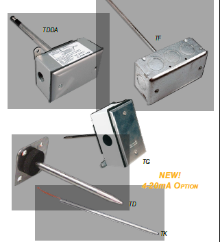 Duct Temperature Sensor – Open TDBBR00