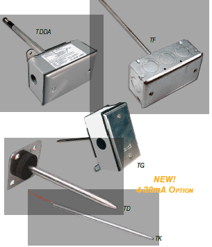 Duct Temperature Sensor – Indoor Enclosure - TFBBR00
