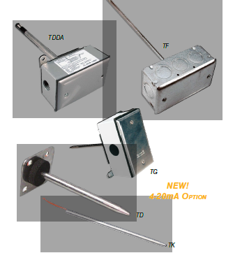 Duct Temperature Sensor – Transmitter TDDAM10