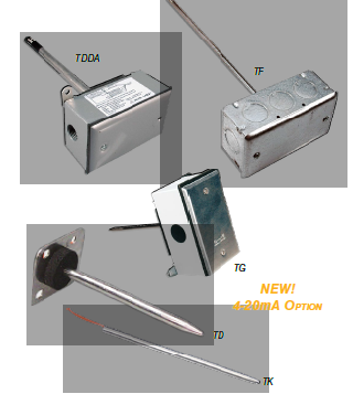 Duct Temperature Sensor – Transmitter