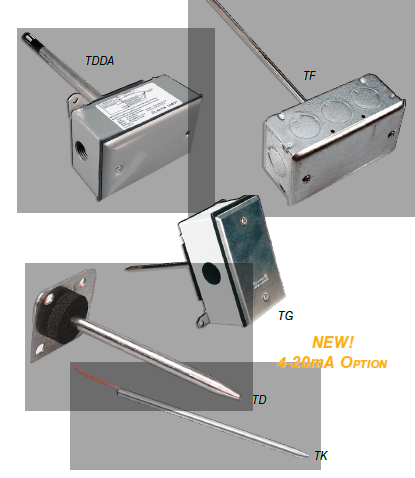 Duct Temperature Sensor – Weatherproof TGBBR00