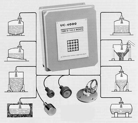 Multi-tank Ultrasonic Level Sensor Model UC-4000