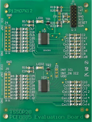 Swiss Microdul AG capacitive 8-channel touch and proximity sensor