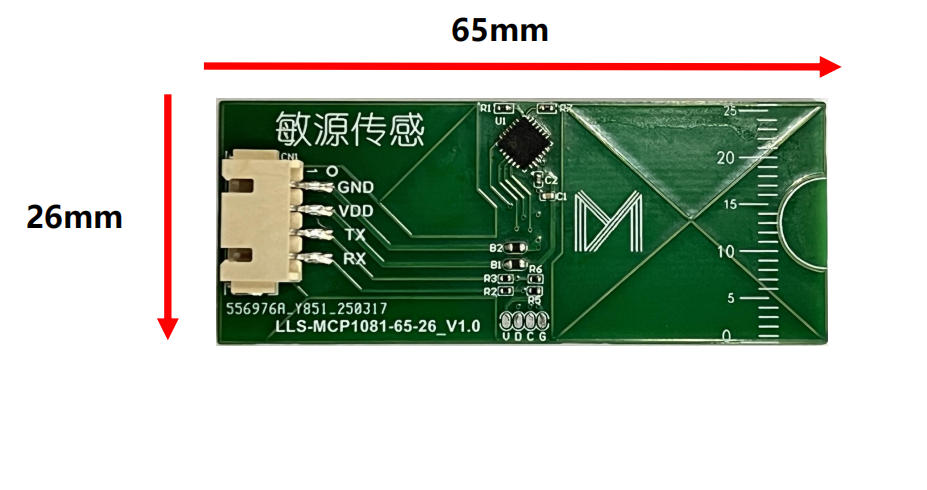 Módulo de interruptor de nível de líquido capacitivo sem contato LLS-MCP1081-65-26