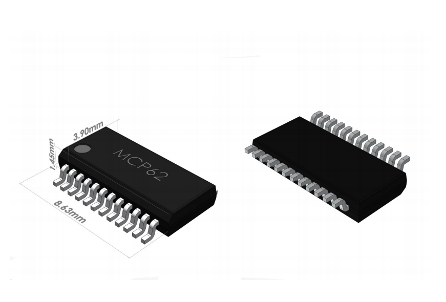 Very High Frequency Digital Single-Ended Capacitance Processor Chip - MCP62/MCP62G