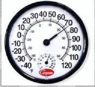 Dial Thermometer and Hygrometer