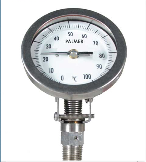 Axial Bimetallic Thermometer 3AU Series