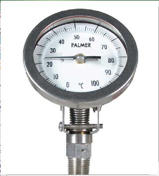Axial Bimetallic Thermometer