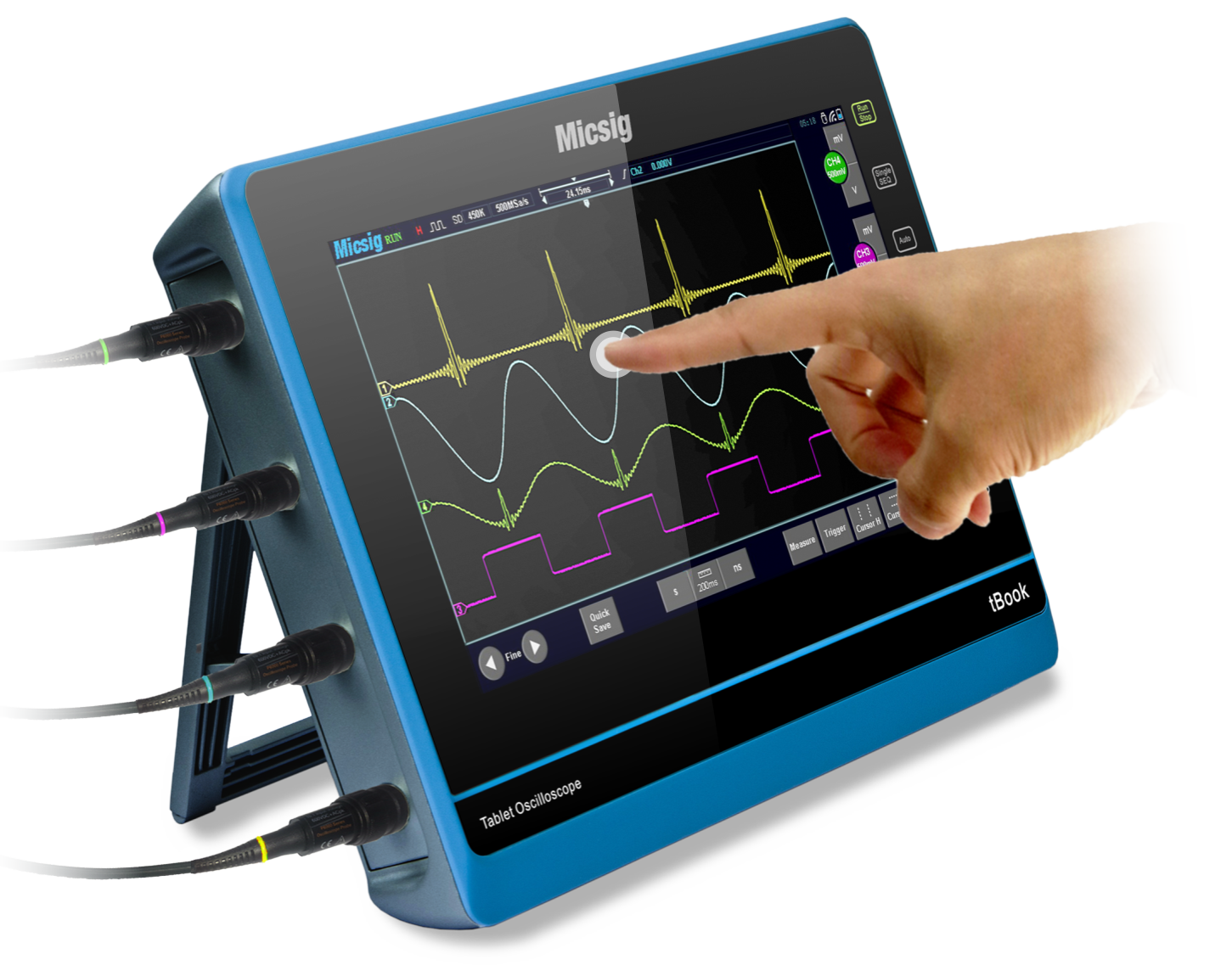 tBook Tablet Oscilloscope TO104, TO104A