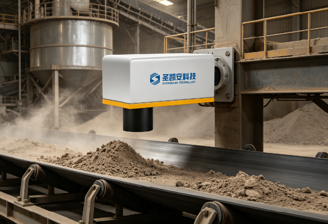 Online-Nahinfrarot-Feuchtigkeitsmessgerät für Tailings-Mineralpulver, Feuchtigkeitsmessgerät für Förderbänder in Bergbau- und Baustoffpulverlinien