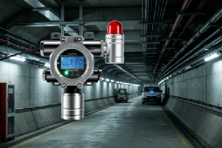 Hazardous chemical warehouse butane detector Bottled combustible gas security monitoring and warning