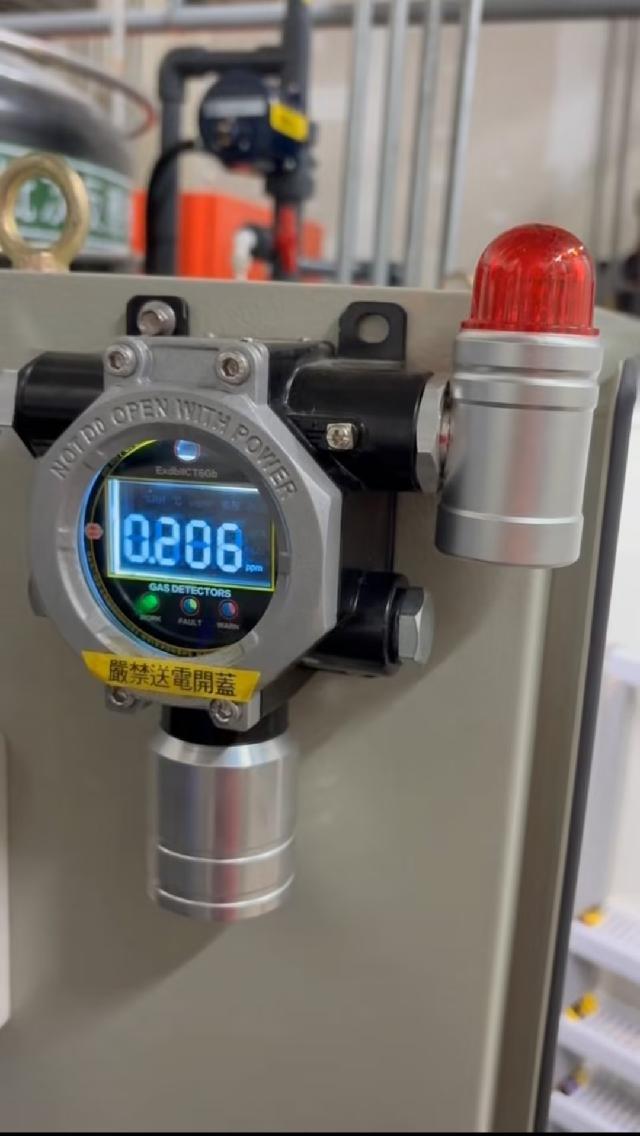 Dangerous warehouse butane detector