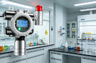 Chemical warehouse propane detector, 24-hour monitoring of flammable and explosive gases