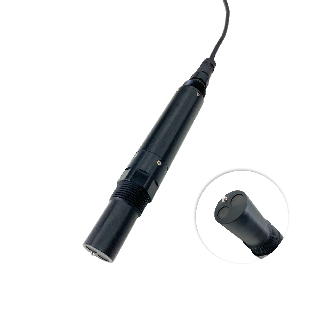 Four-electrode contact conductivity measurement sensor