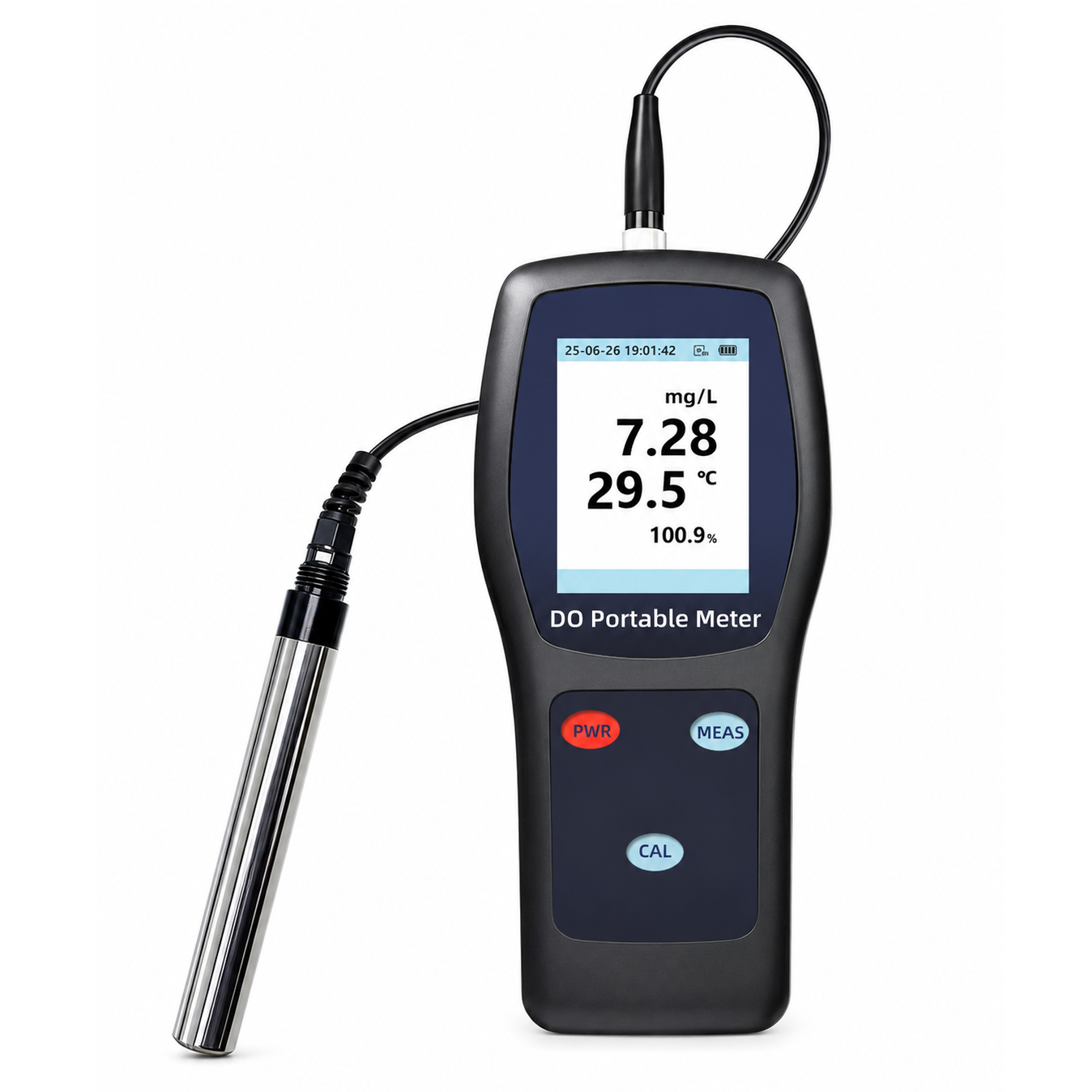 One-Key Calibration Portable Dissolved Oxygen Meter Smart Dissolved Oxygen Analyzer AMT/DO-200